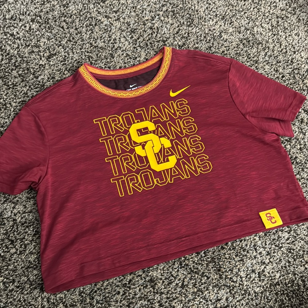 Beautiful USC Cropped Tee